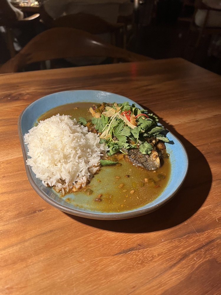 Roasted Fish Nam Tok