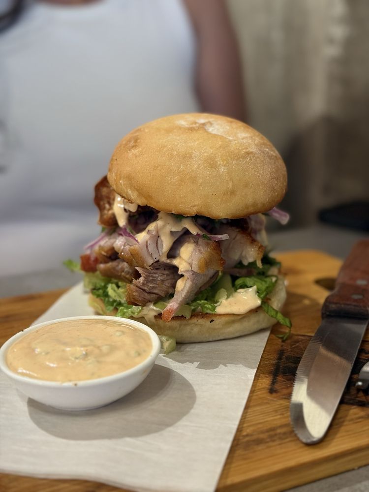 Sandwich De Panceta En Caja China / Pancetta Sandwich in a Chinese Box