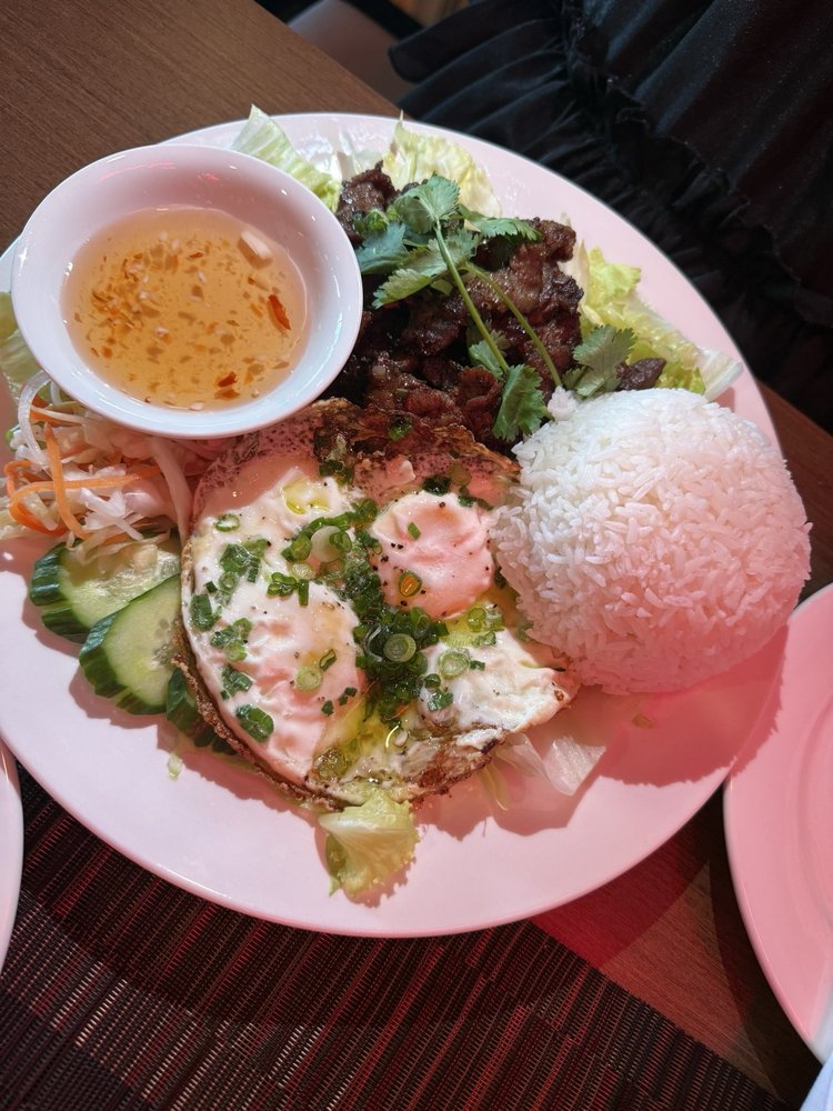 Grilled Beef Over Rice