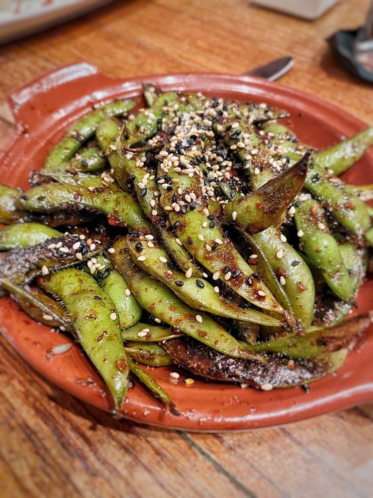 Wok Charred Edamame