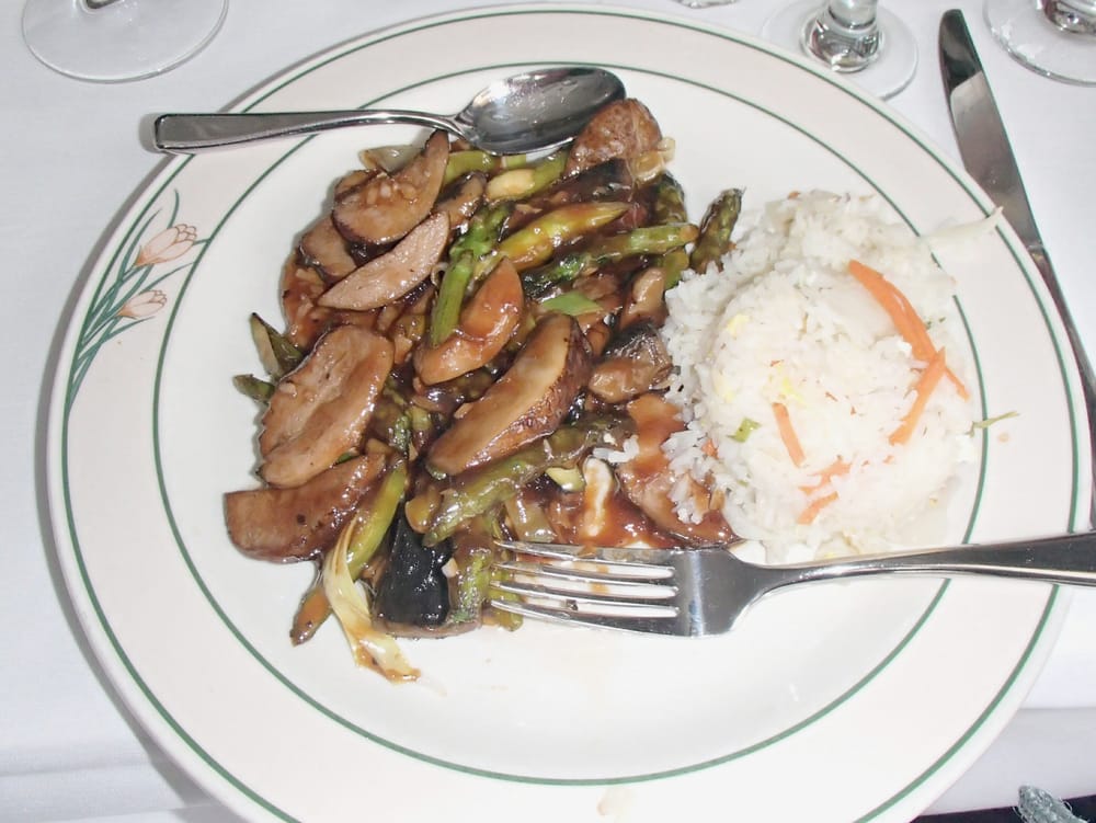 Roast Duck with Portabella Mushrooms and Asparagus