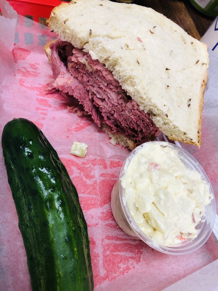 Hot Corned Beef Sandwich