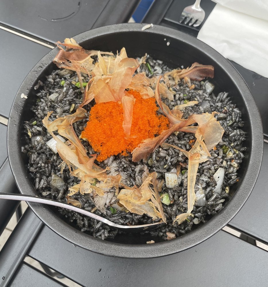 Squid Ink Fried Rice