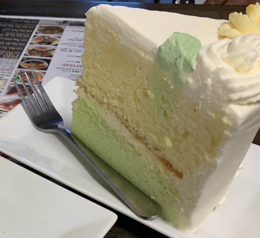 Durian Pandan Cake