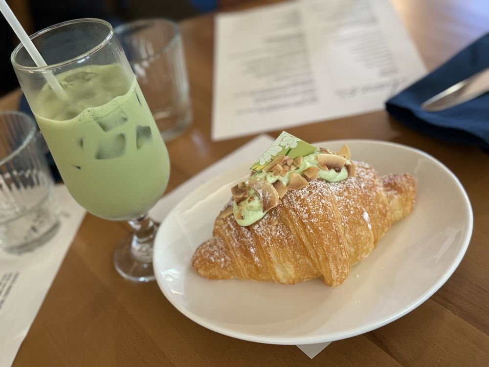 Coconut Pandan Croissant
