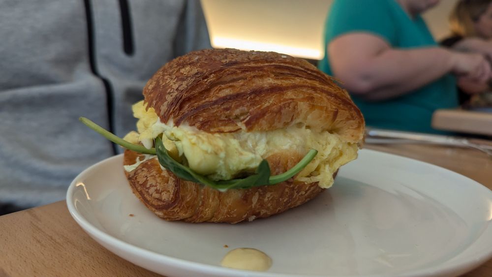 Sausage Egg and Cheese Croissant