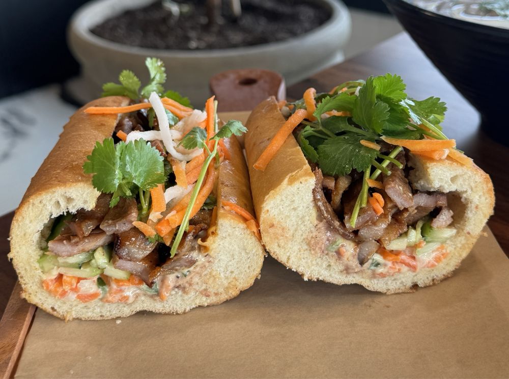 Grilled Pork Rice Noodle Bowl