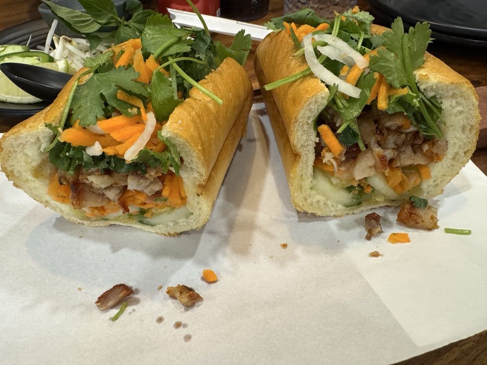 Crispy Pork Belly Sandwich