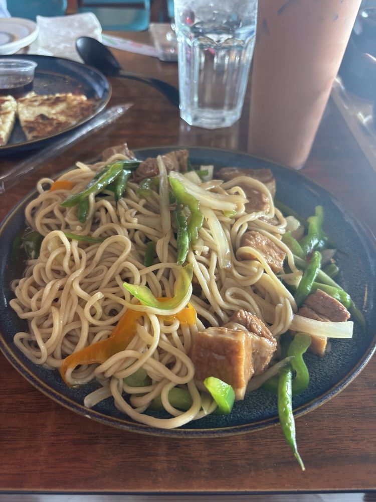 String Bean and Pork Belly Fried Noodles