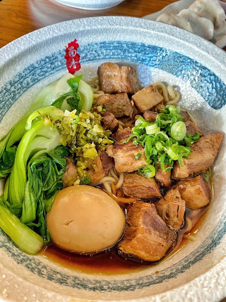 Braised Egg Braised Pork Noodle Bowl