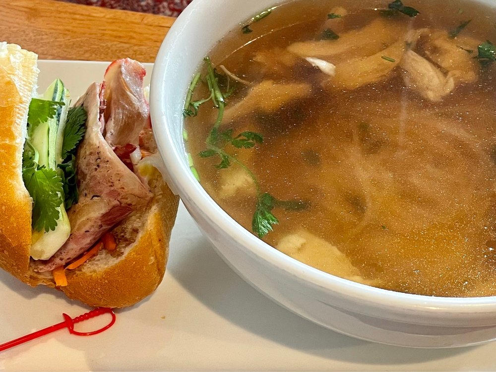 Small Soup with Banh Mi Combo