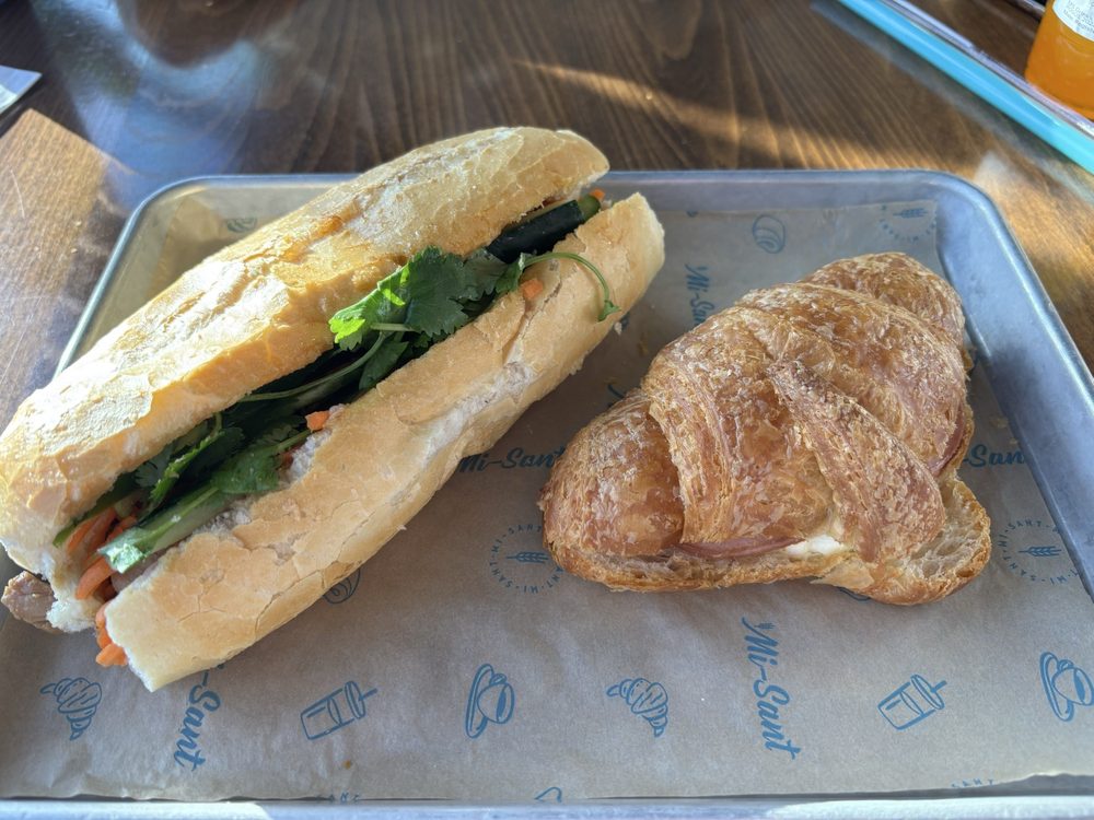 Bacon Egg Cheese Croissant Sandwich