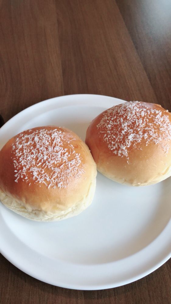Golden Coconut Buns
