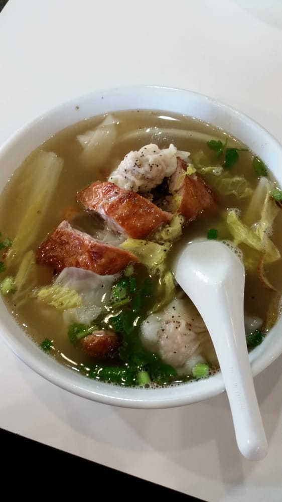 Roast Pork Egg Noodle Soup