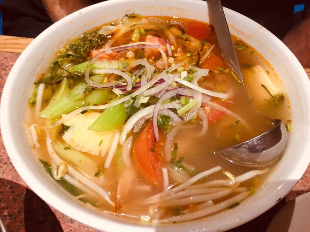 Hot Sour Seafood Soup