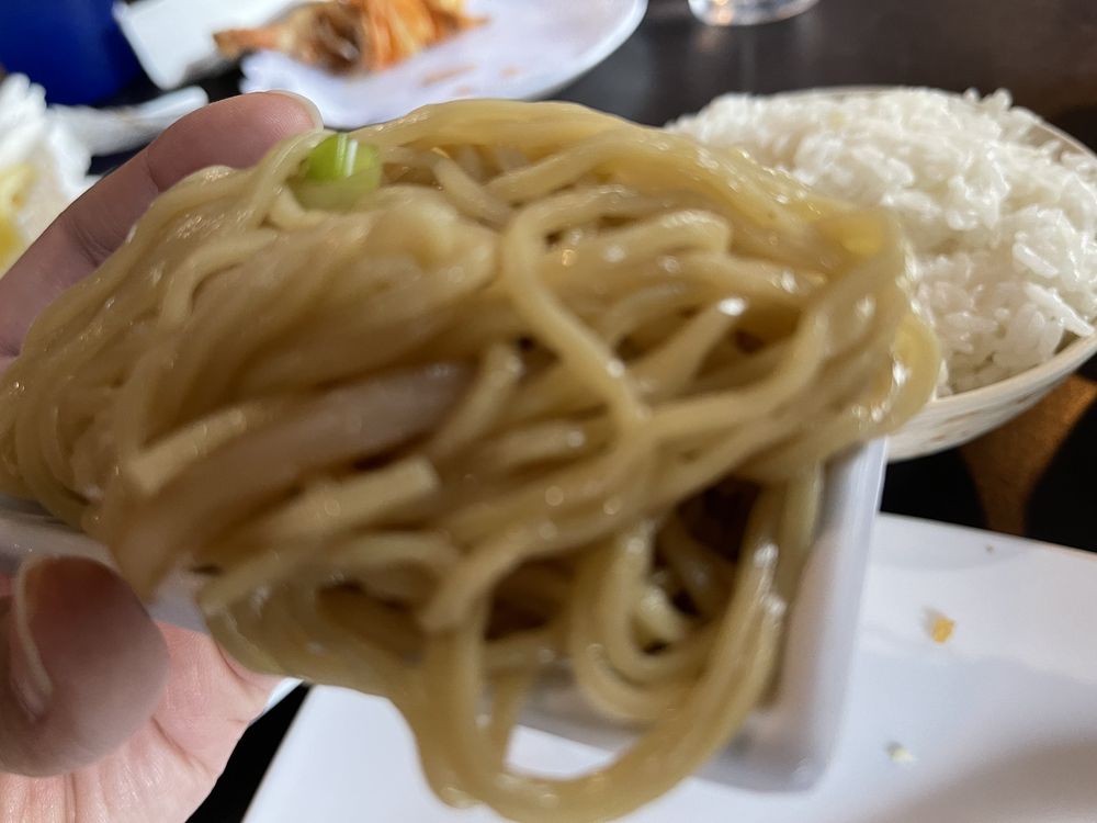 Mi Bo Vien- Egg Noodle Soup with Meatballs