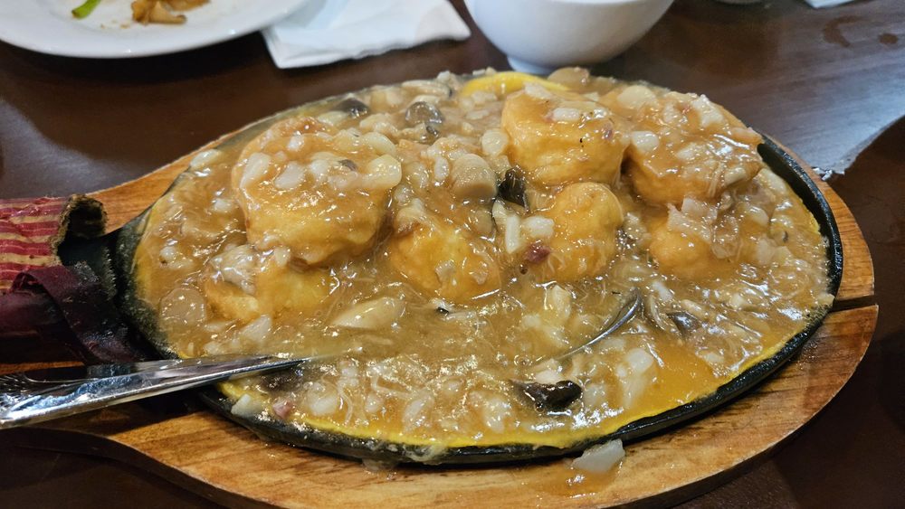 Sw6. Sizzling Egg Tofu / 鐵板玉子豆腐