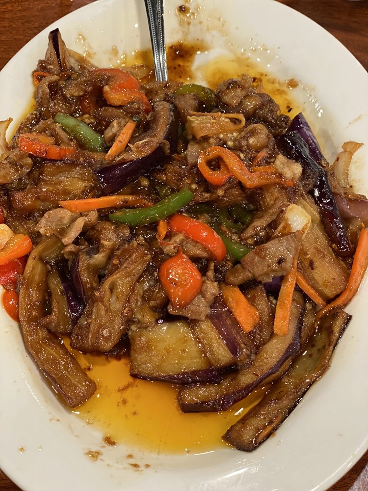 Pork & Eggplant with Garlic Sauce / 鱼香茄子肉丝