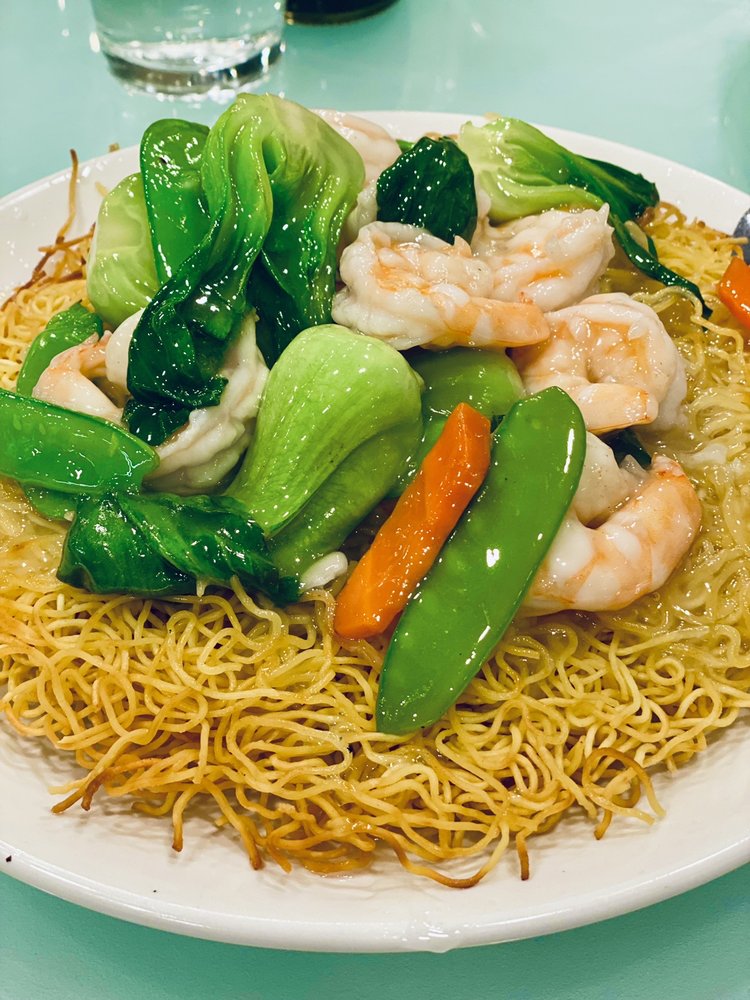 Seafood Pan Fried Noodle