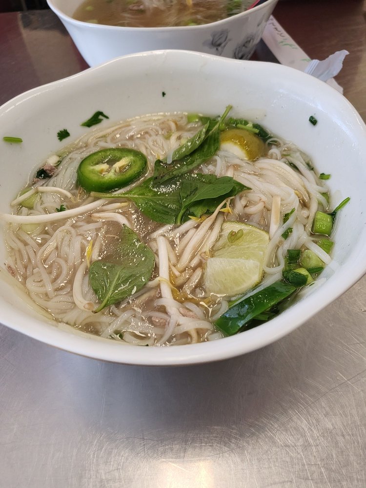 Sliced Beef and Meatball Pho