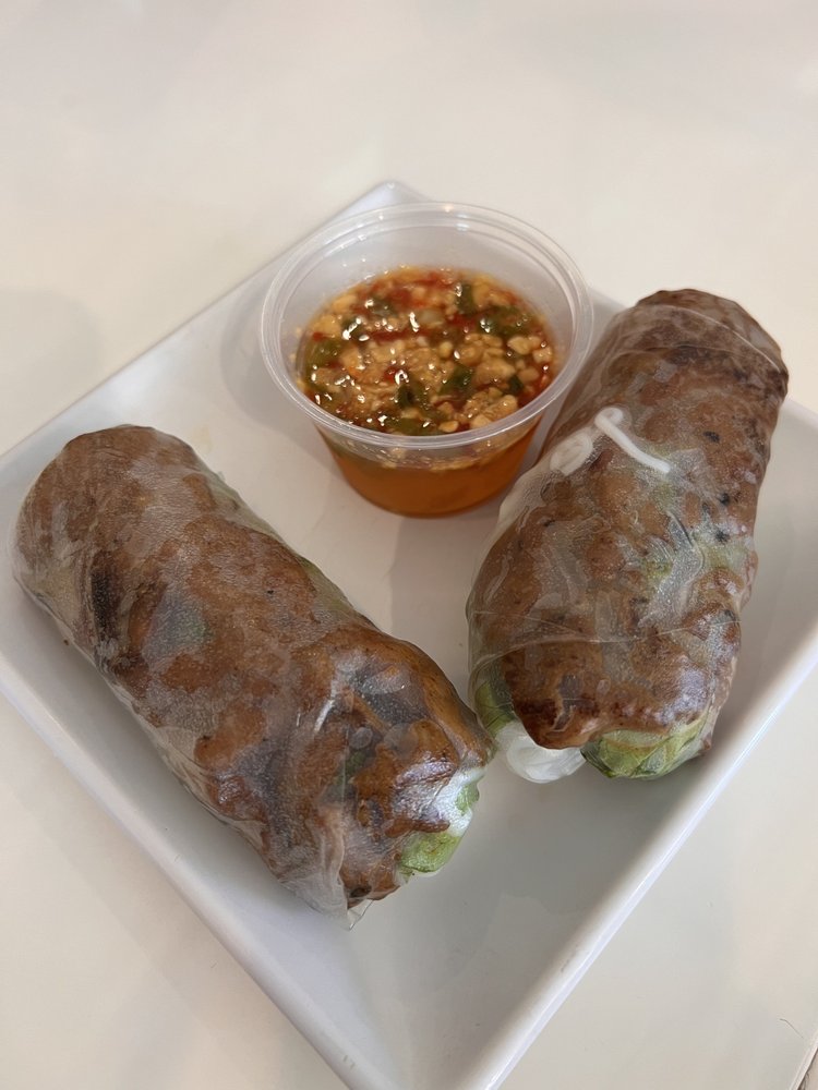 Grilled Pork Spring Rolls