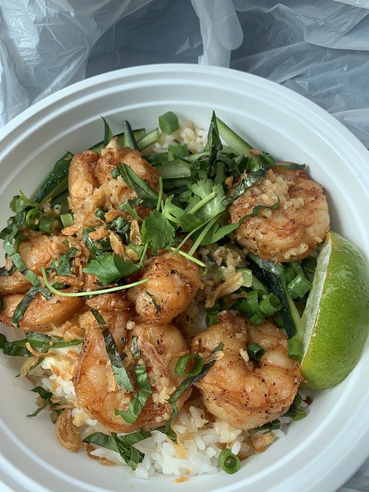 Hawaiian Garlic Shrimp