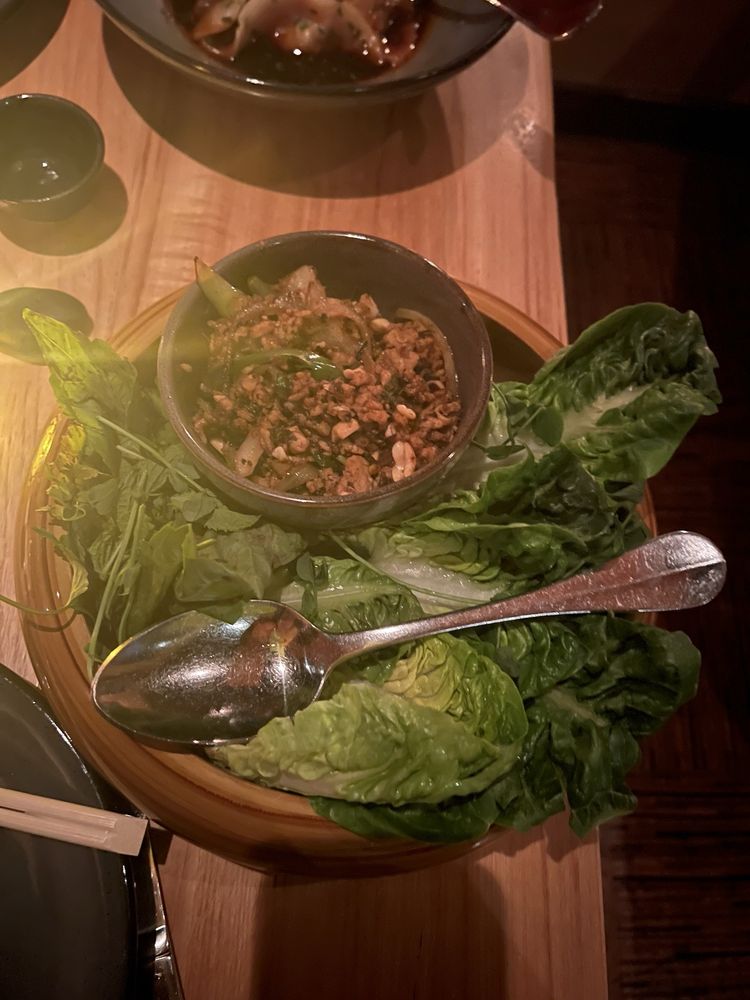 Spicy Pork Lettuce Wrap