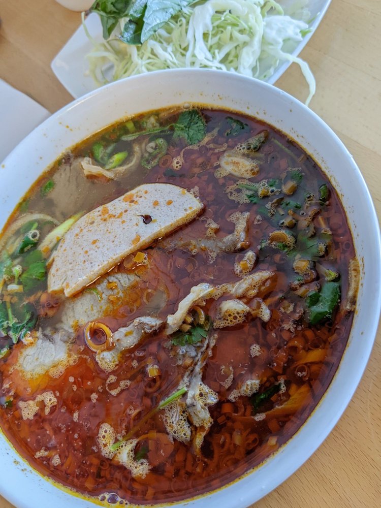Spicy Lemongrass Beef Noodle Soup