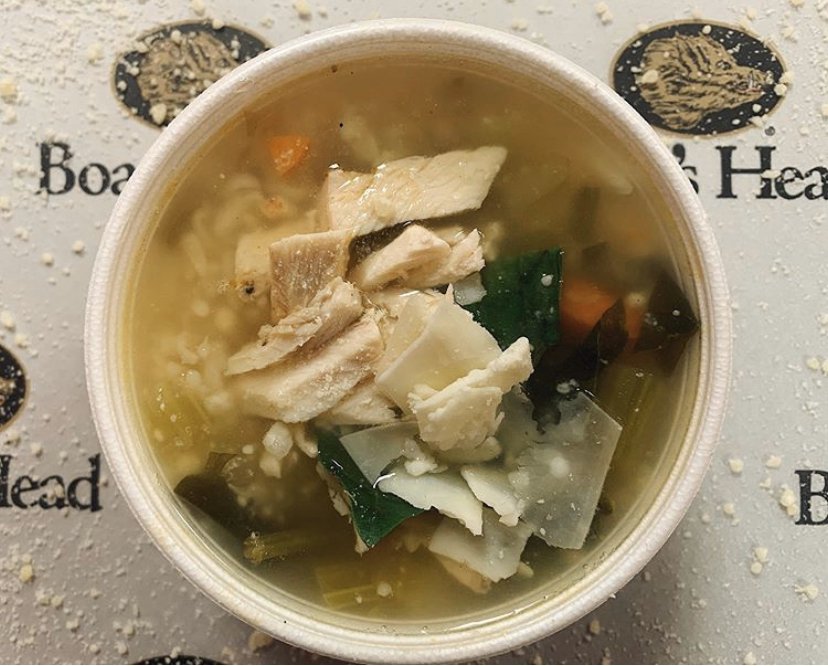 Chicken Lemon Rice Soup