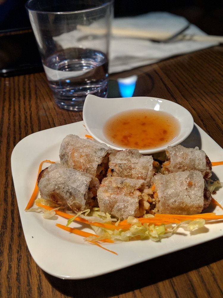 Vermicelli Rice Noodle Salad W/ Vegan Egg Roll