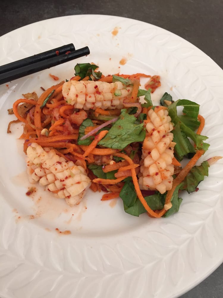 Spicy Calamari Salad