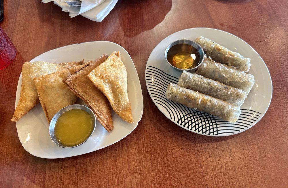 Paper Plane Egg Rolls