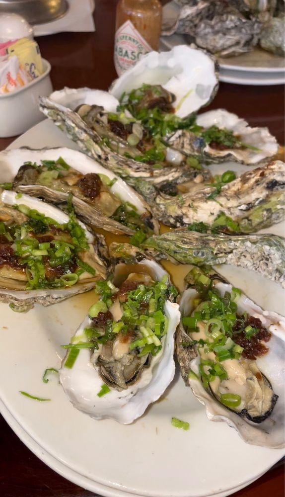 Steamed Oysters