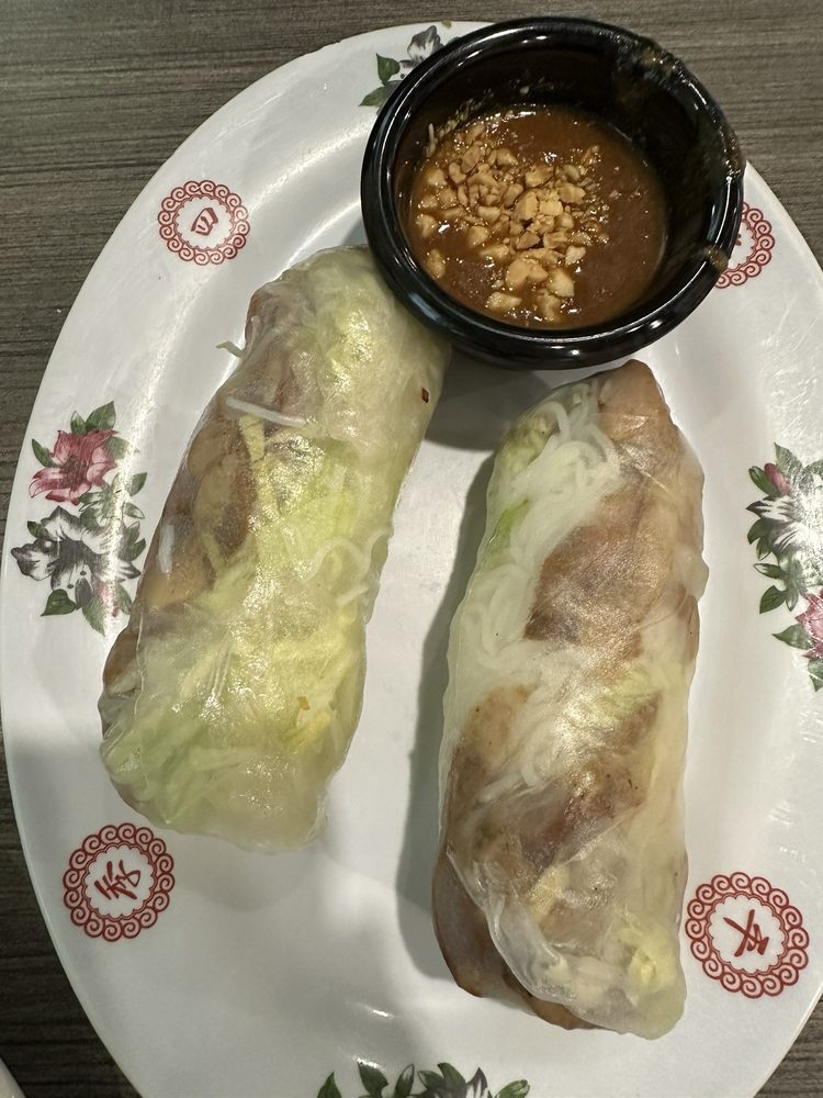 Grilled Pork Spring Rolls