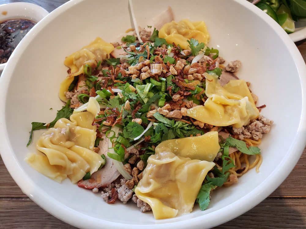 Egg Noodle Dumpling Soup