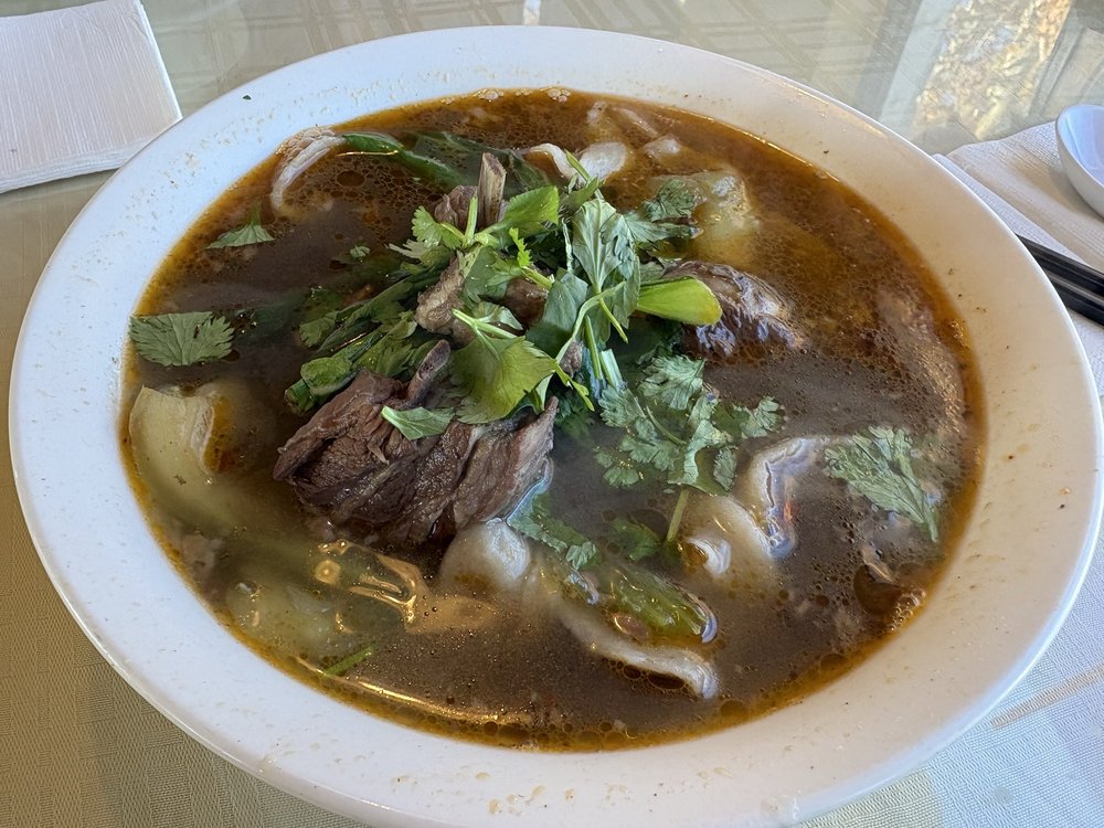 Hand Pulled Hot Oil Noodles