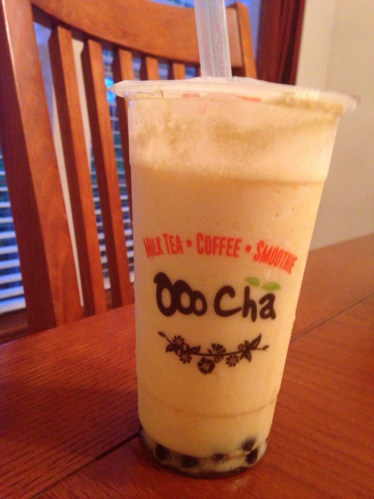 Mango Smoothie W/boba