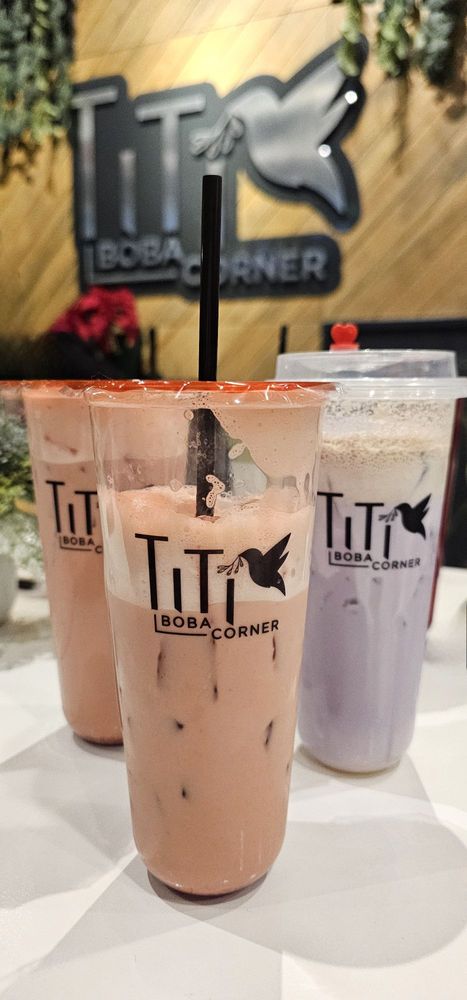 Strawberry Horchata Latte