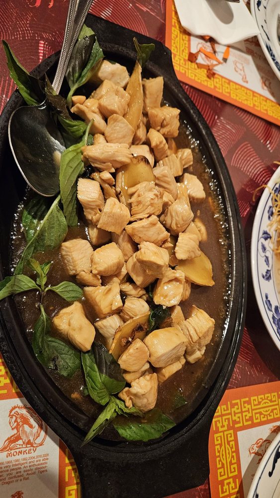 Sizzling Ginger Chicken