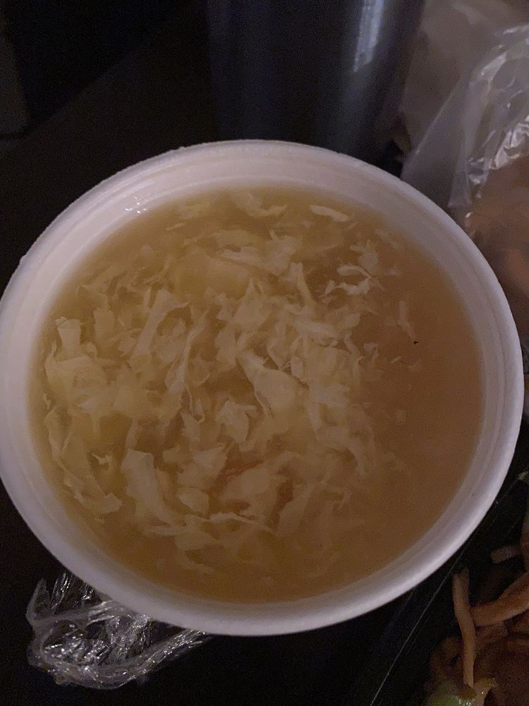 Seafood Pasta Noodle in Egg Drop Soup