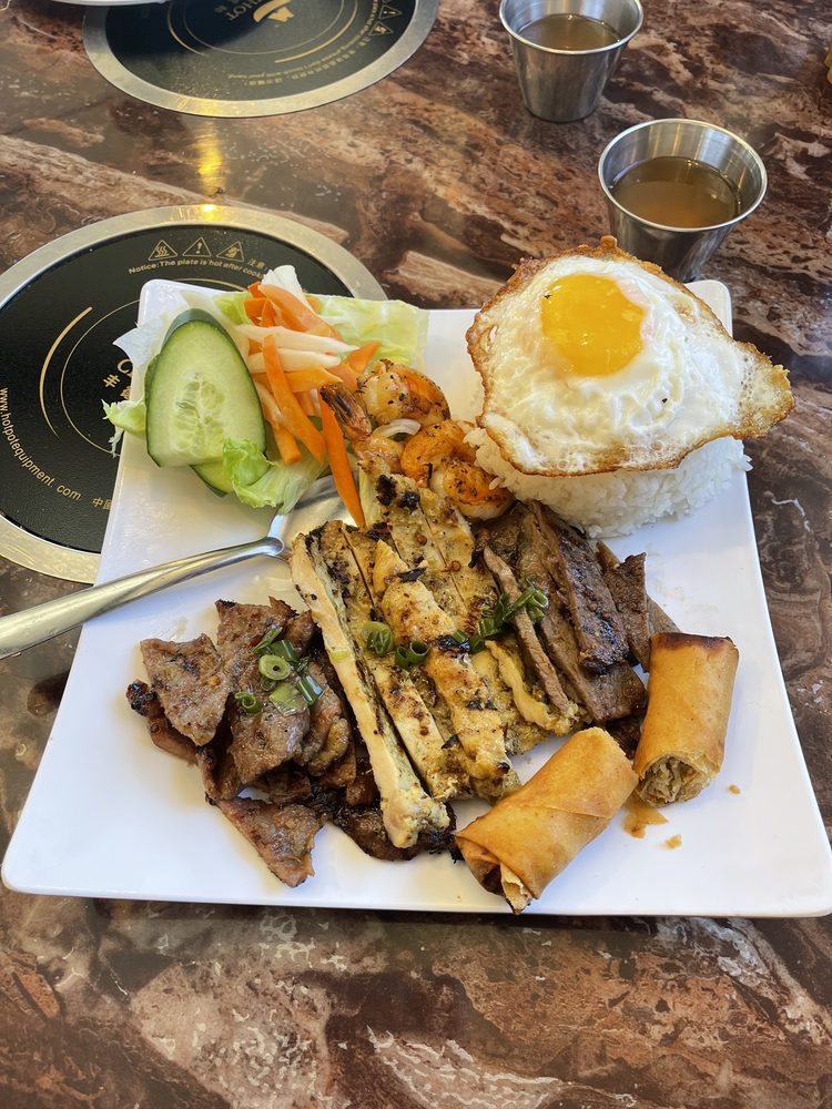 Combo Rice Noodle Plate