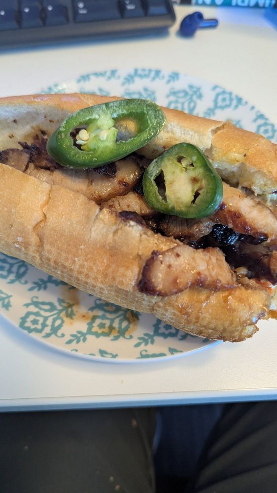 Vietnamese Pork Belly Sandwich