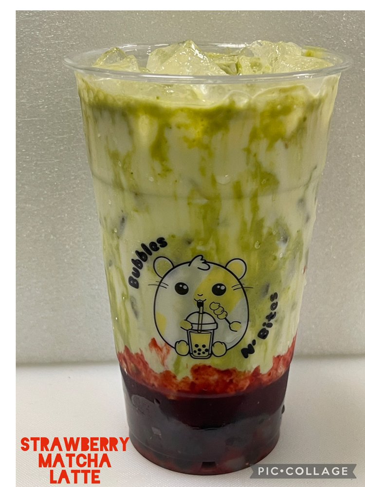 Strawberry Matcha Latte