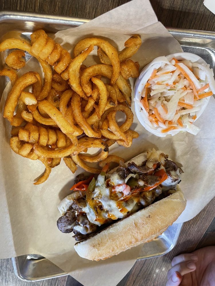 Korean Cheesesteak Sandwich
