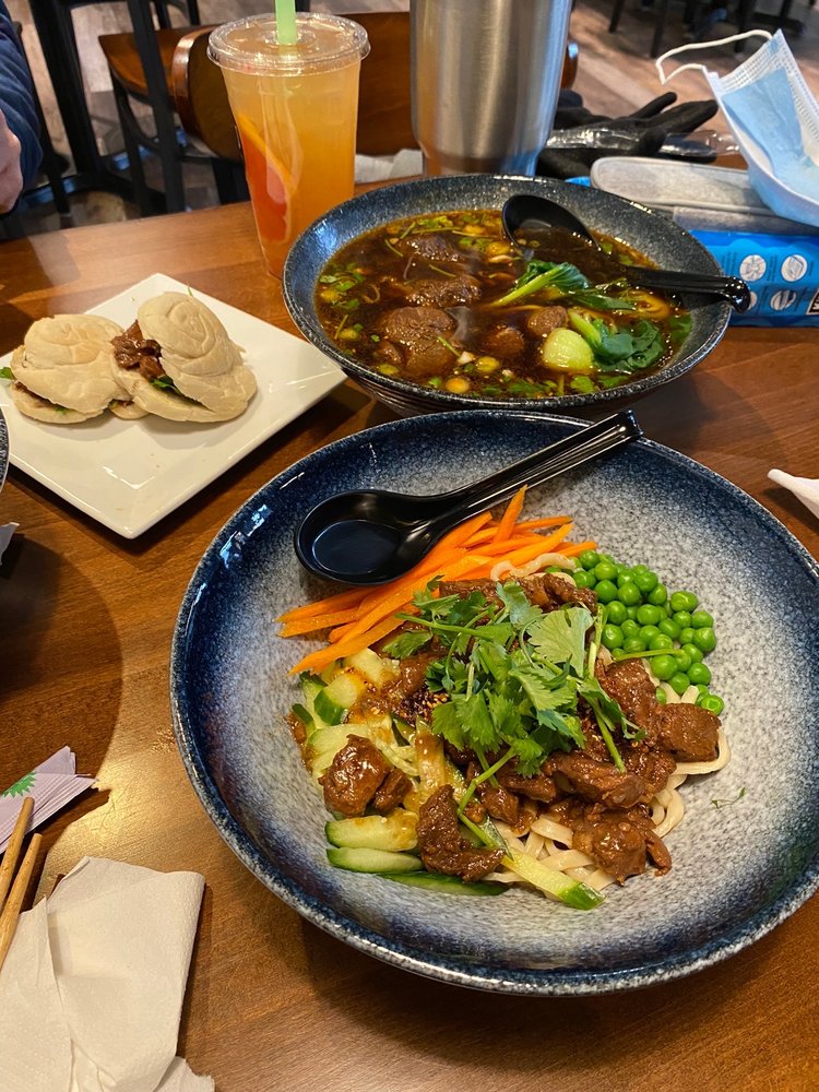 Sichuan Style Diced Beef Over Rice Steak Con Arroz Blanco