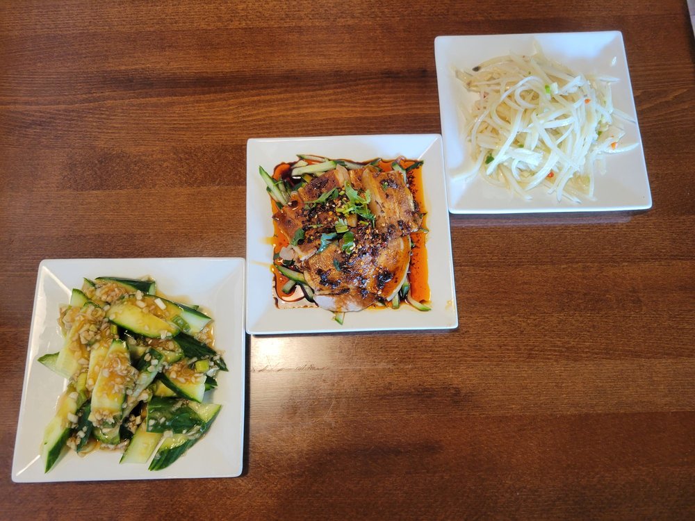 Cucumber Salad W/ Garlic Sauce Ensalada De Pepino