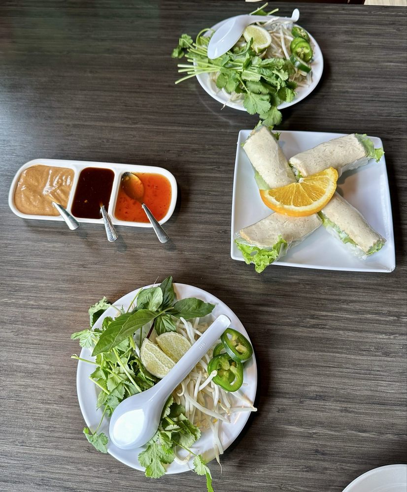 Fried Tofu Salad Rolls