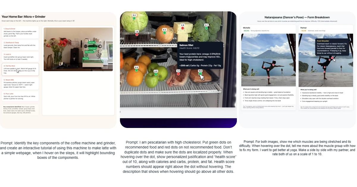 Minh họa khả năng multimodal reasoning của Muse Spark (xử lý hình ảnh + văn bản + hướng dẫn chi tiết thông minh).