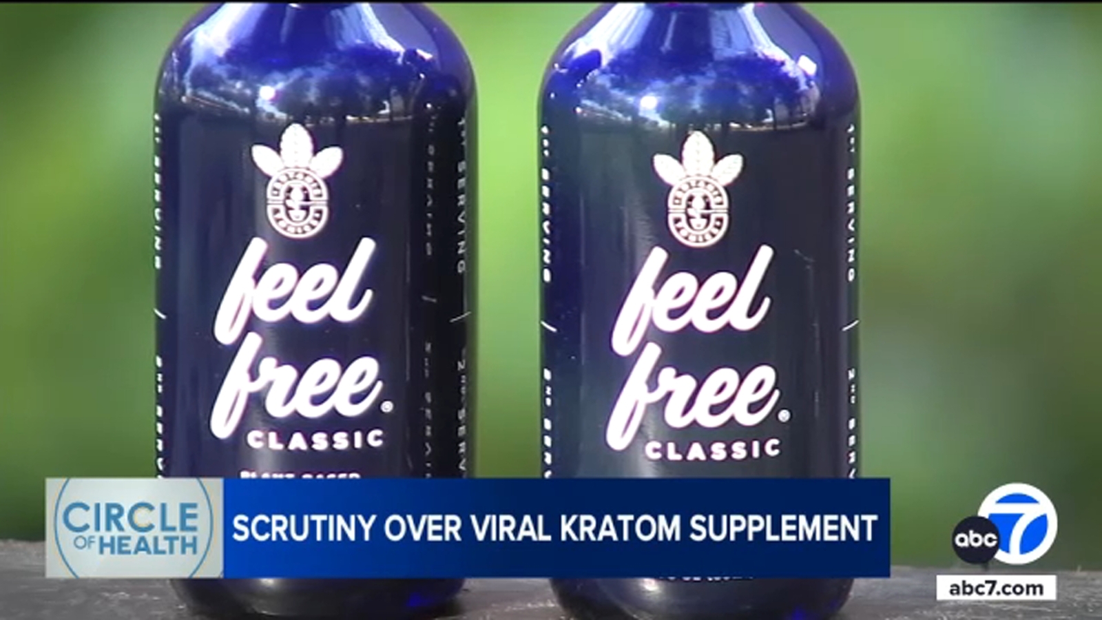 Các chai Kratom “Feel Free” và các sản phẩm tương tự đang bị chỉ trích mạnh vì chứa nồng độ alkaloid cao.
