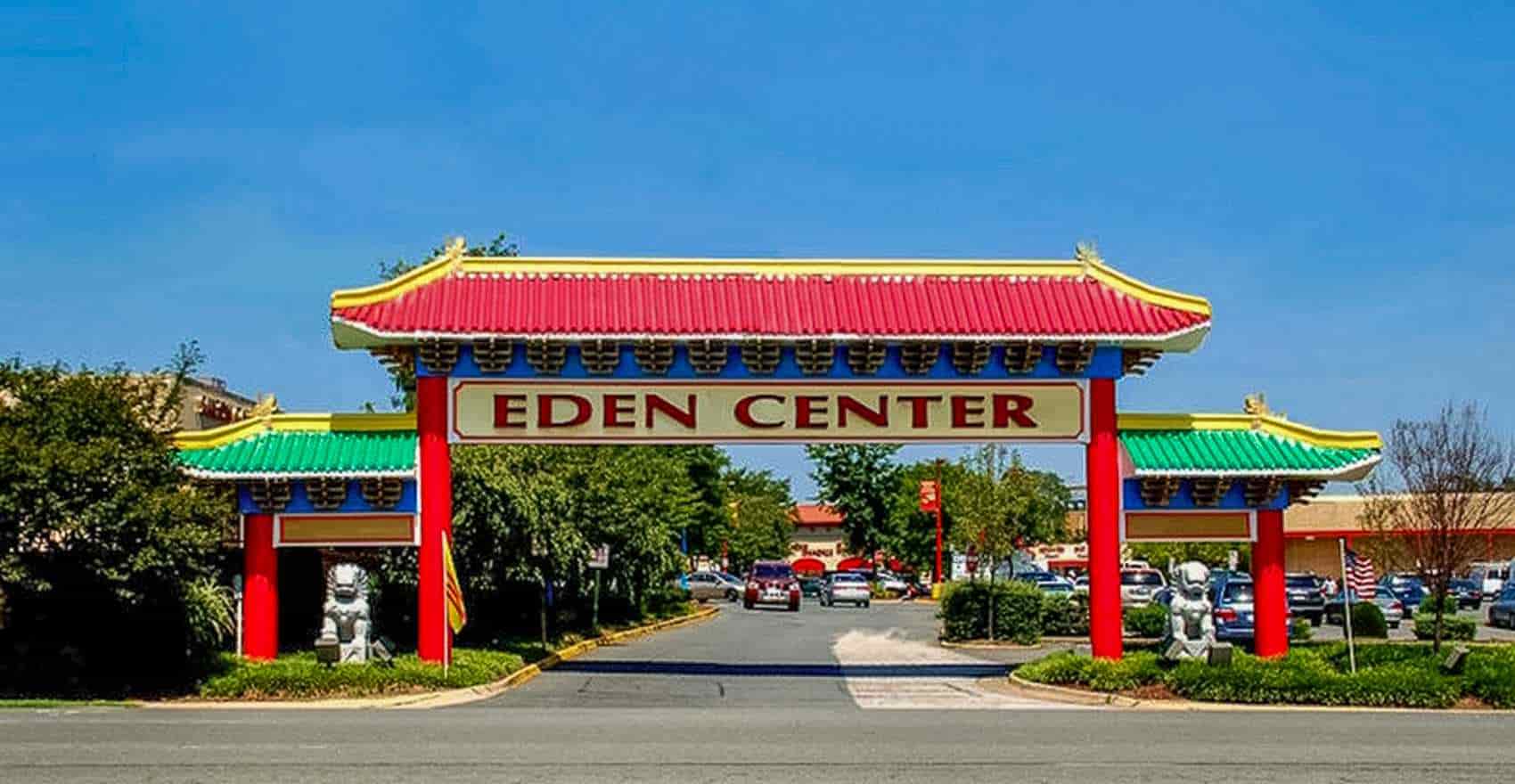 “Eden Center tại Falls Church, Virginia – khu ‘Little Vietnam’ lớn nhất East Coast, trung tâm mua sắm, ẩm thực và văn hóa Việt Nam quen thuộc với cộng đồng người Việt tại Mỹ.